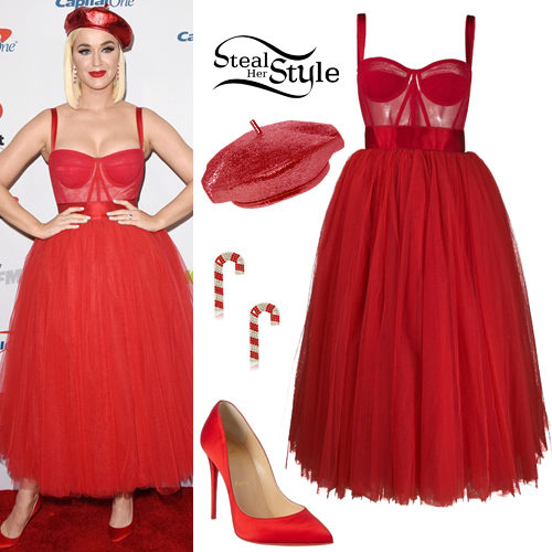 red dress dolce gabbana