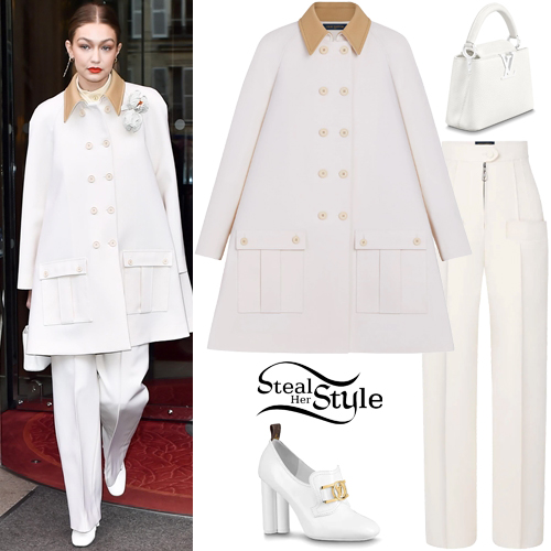 Gigi hadid clearance white coat