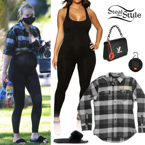 Naked Wardrobe - Kylie Jenner wearing The NW All Body Jumpsuit