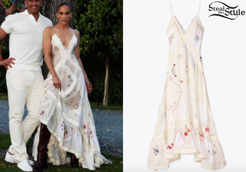 Jennifer Lopez In Tory Burch Dress – September 7, 2020
