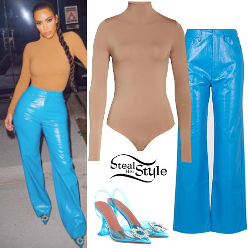 9 Nude Bodysuits For Kardashian Jenner Street Style - Sydne Style