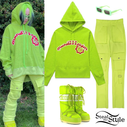 Afdrukken echo prototype Billie Eilish Clothes & Outfits | Steal Her Style