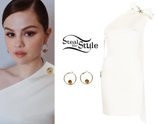Selena Gomez in White Dress