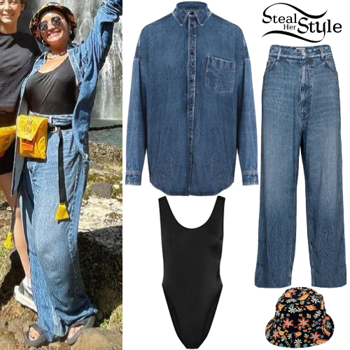 Demi Lovato dons eighties-inspired jeans and T-shirt in LA  Demi lovato  style, Demi lovato style outfits, Demi lovato