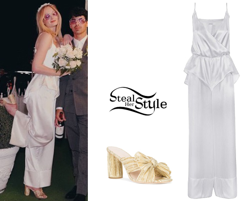 Sophie Turner's chic wedding-day jumpsuit can be yours for $755