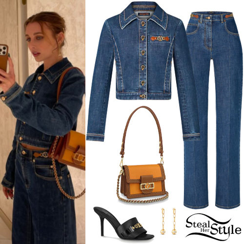 Emma Chamberlain: Denim Jacket and Jeans