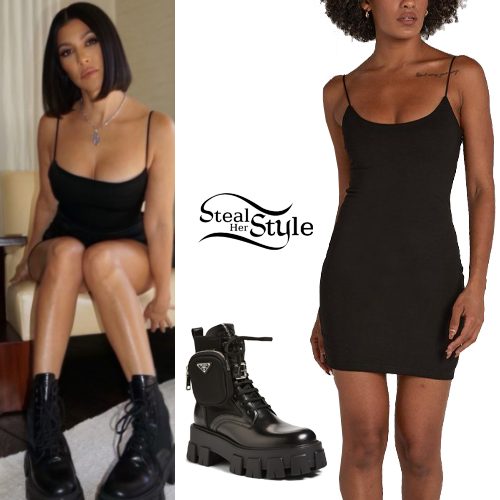 Kylie Jenner, Prada Combat Boots, Black Combat Boots, Leather