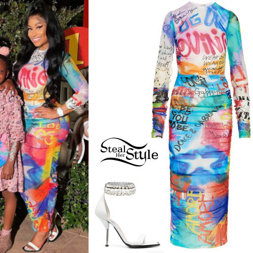 Nicki Minaj Gets Colorful With Alexander McQueen Sneakers