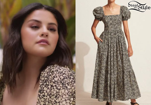Selena Gomez's winter dress is practical yet chic – and Mango has a similar  one for £50