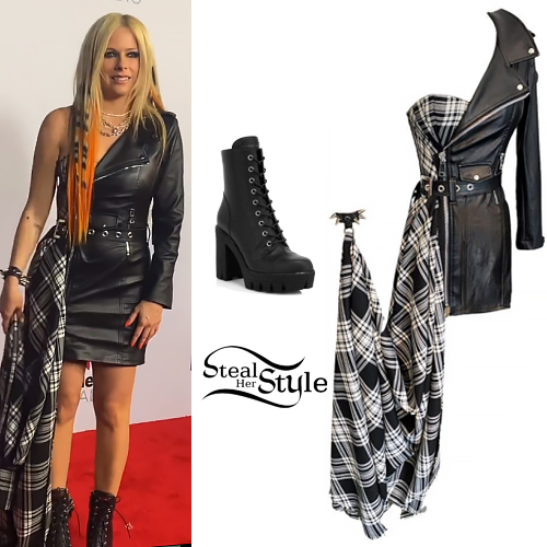 Avril Lavigne Elevates Her Punk Style at iHeartRadio Music Awards –  Footwear News