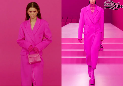 Zendaya Valentino Fall 2022 Campaign Pink Collection