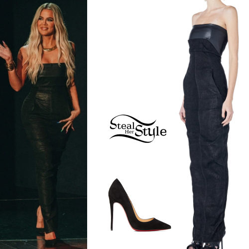 Khloé Kardashian: Black Dress, Pointed Pumps | Steal Her Style