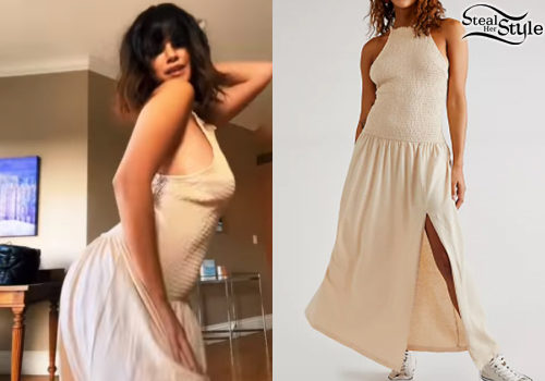 Selena Gomez Wears White Dress on Emmys 2022 Red Carpet
