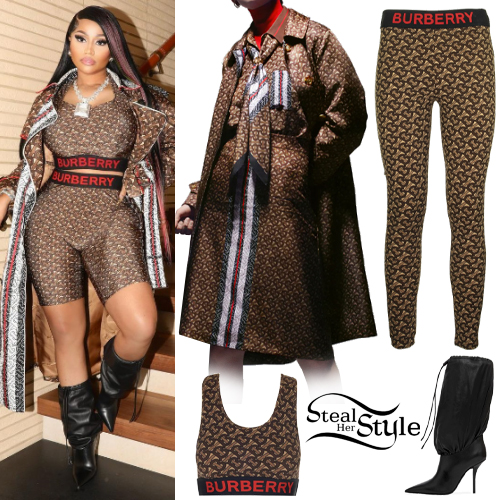 Baller Alert's Hit or Miss: Nicki Minaj In Burberry Monogram Print