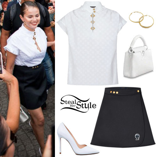 Selena Gomez with Louis Vuitton Empreinte Bag - Spotted Fashion