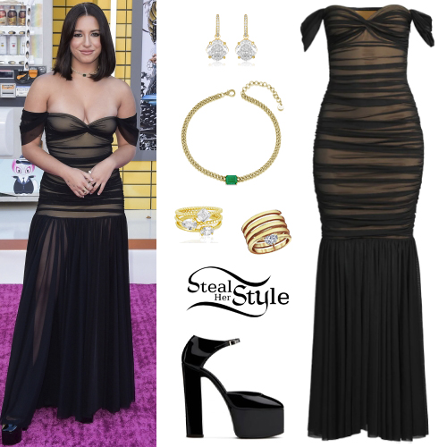 Mackenzie Ziegler: Black Dress, Platform Pumps | Steal Her Style