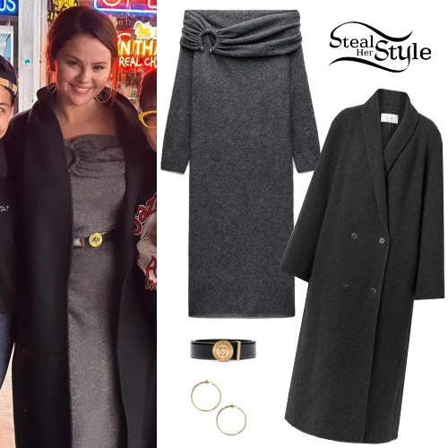 Selena Gomez: Mesh Dress and Pumps | Steal Her Style