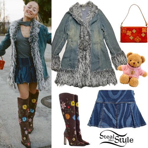 Ariana grande hot sale oversized denim jacket