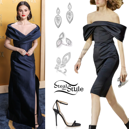 Selena Gomez: White Mini Dress and Pumps | Steal Her Style