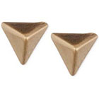 lonna & lilly Gold-Tone Pyramid Stud Earrings in Gold