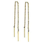 Stella Valle the Chains Threader Earrings - Gold