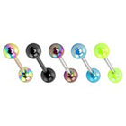 Supreme Jewelry Barbell Tongue Ring in Multicolor