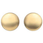 Target Sterling Silver Ball Earrings - Gold (8mm)