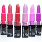 Kleancolor 6 Kleancolor Madly Matte Lipstick Set Bold Vivid Purple Pink Red Lip Stick + Free Earring