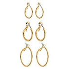 Target Dangle Earrings - Gold