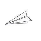 Pepper Ink paper airplane temporary tattoo