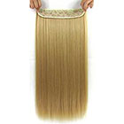 Amazon Beaute Galleria - 22 Inches Clip In Synthetic Hair Extensions (Straight) (Golden Blonde)