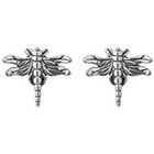 Tressa Collection Dragonfly Stud Earrings in Sterling Silver