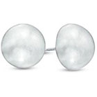 Zales Half Ball Stud Earrings in Sterling Silver