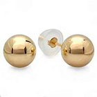 Ice 10K Gold 6 mm Ball Earings