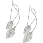 Target Sterling Silver Calla Lily Spiral Dangle Earrings