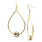 Target Fashion Drop Earrings - Gold