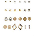 Charlotte Russe Mixed Stud Earrings - 12 Pack