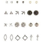 Charlotte Russe Mixed Stud Earrings - 12 Pack