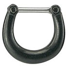 Supreme Jewelry Septum Nose Ring in Black