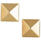 Vince Camuto Pyramid Stud Earrings in Gold
