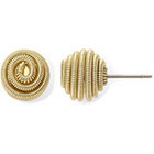 Monet Jewelry Monet Gold-Tone Button Stud Earrings in Gold Tone
