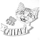 TheCatkinBoutique Cat Lady temporary tattoo