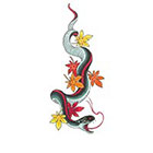Tattoo You Snake Temporary Tattoo, Classic Asian Tattoo Style, by Dean Sacred