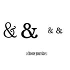 Pepper Ink Ampersand Temporary Tattoo
