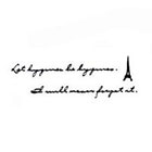 InknArt Let bygone be bygone I will never forget it - InknArt Temporary Tattoo - hand writing temporary tattoo wrist neck anchor bird quote ankle