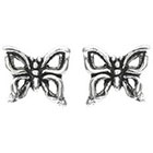 Target Butterfly Stud Earrings - Silver