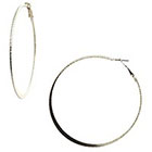 Target Fashion Hoop Earrings - Silver