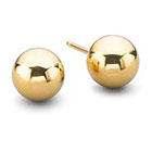 JCPenney FINE JEWELRY 14K Gold 5mm Ball Earrings