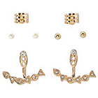 Forever 21 Rhinestone Ear Jacket Set