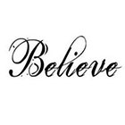 Wickedly Lovely Believe, inspirational word, Wickedly Lovely Skin art temporary tattoo (includes 3 tattoos)